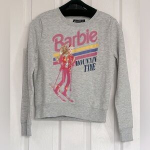 2208- Barbie Sweatshirt Junior Girl Size L NWT